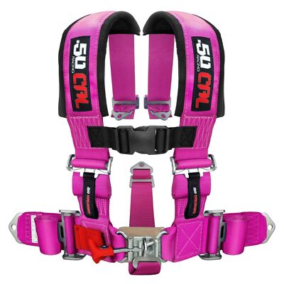 PINK Point Safety Harness Inch Seat Belt UTV RZR Sand Rail 4x4