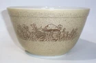 Pyrex Mixing Bowl 401 Forest Fancies Mushrooms Brown Tan Small  750ml (1.5 pint)