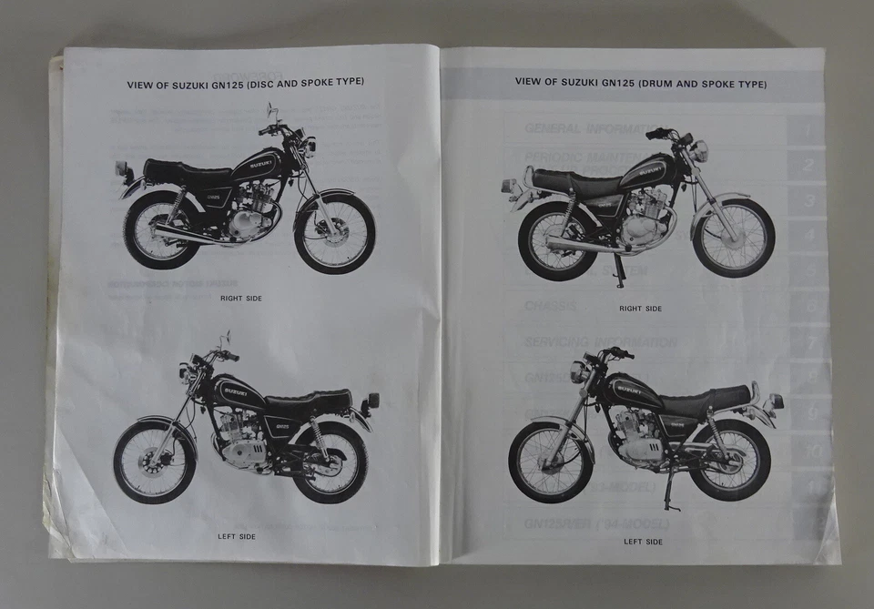 Taller Manual/Manual de Servicio Suzuki Gn 125 Softchopper Desde 05/1993 - Imagen 2 de 2