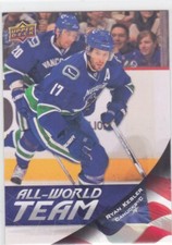 11/12 UD...RYAN KESLER...ALL WORLD TEAM....CARD # AW-27...CANUCKS