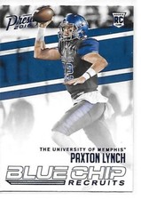2016 Prestige Football Blue Chip Recruits Paxton Lynch RC Memphis