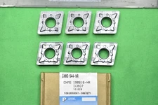 Qty 6 Iscar CNMG 644-NR IC807 Double-Sided 80° Rhombic Inserts - NOS