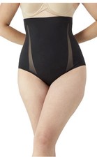 Maidenform Women's Shapewear Brief Modern Sculpt Highwaist Extrafirm Black Small