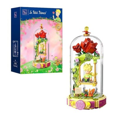 The Little Prince Rose Swing Building Set Pantasy Model Building Blocks