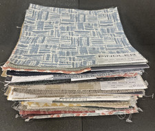 Fabric Samples Square Piece Pindler Lot of 70 PC Multi Color Design