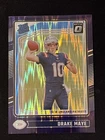 2024 Panini Donruss Optic - Rated Rookie Drake Maye #229 Purple Shock Prizm (RC)