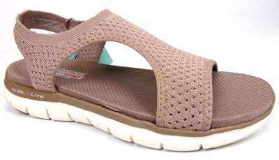 NEW Skechers Cali Flex Appeal 2.0 Womens Slip On Comfort Sandals Size 8.0 M, Tau
