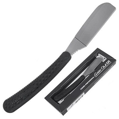 FEATHER Artist Club SR Japanese Straight Razor Black Professional Shaving Tool