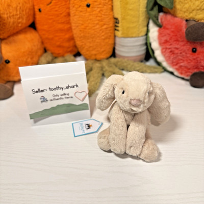 Jellycat Tiny Smudge Rabbit Bunny BNWT - 100% Authentic - Fast
