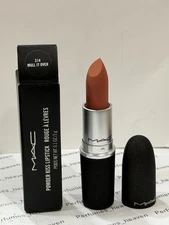MAC Powder Kiss Lipstick  314 MULL IT OVER  0.1oz/3g Full Size New  With Box