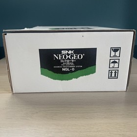 [BOX ONLY] Neo Geo AES NGL-0 Joystick Controller Green Stripe Rental Box