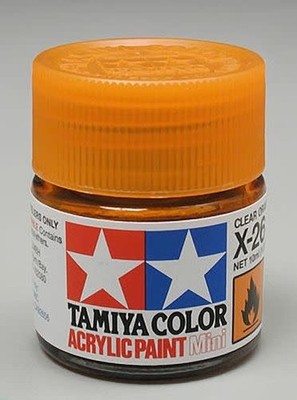 TAM81526 ACRYLIC MINI X26, CLEAR ORANGE