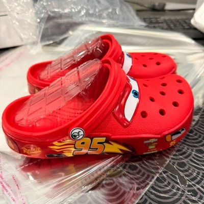 McQueen Crocs Clogs leuchtende Unisex Kinder/Erwachsene Disney Cars Schuhe USA