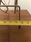 Vintage Mid Century Modern Gold Tone Magazine Rack — photo 6