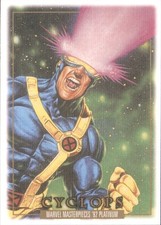 2024 Upper Deck SkyBox Marvel Masterpieces '92 Platinum - Cyclops Canvas #13