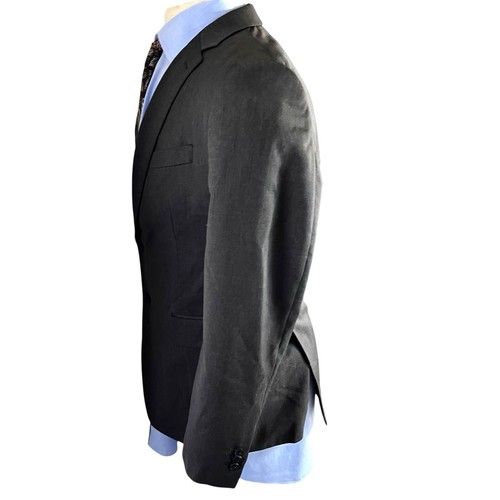 Banana Republic Italia Gris Lana 2 Piezas Traje Chaqueta Talla 42S Pantalones 32x32 120s Lana - Imagen 4 de 23