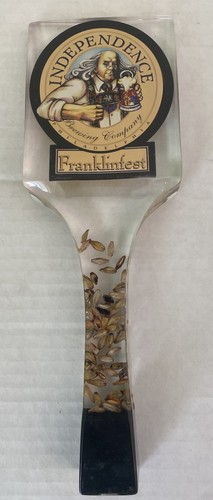 Independence Franklinfest Beer Tap Draft Handle Philadelphia Benjamin Franklin - Picture 2 of 8