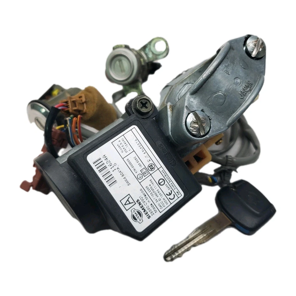 Interruptor de encendido Nissan MAXIMA 2000-2001 cilindro de bloqueo con llave, maletero de puerta del conductor Foto 3 de 4