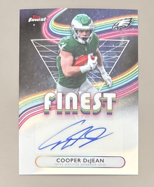 2025 Topps Finest - Finest Autographs Cooper Dejean #FA-CDJ