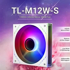 Thermalright TL-M12W-S 120MM Silent Balance Fan x3 PC Case Fans