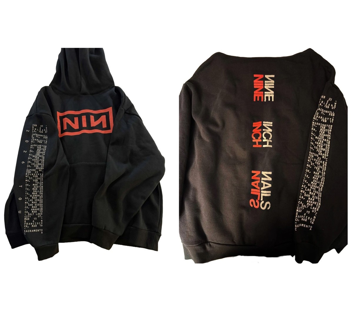 COMOLI NINE INCH NAILS パーカー size3 NINE INCH NAILS × COMOLI GHOSTS Ⅴ: TOGETHER HOODIE (4) NINには