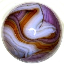 DAS/JABO NICE COLORS OXBLOOD / LAVENDER SWIRLED SHOOTER .72" BOX03/283