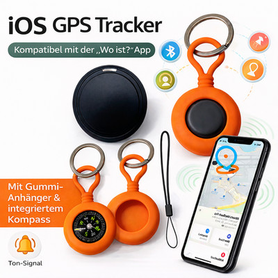 Air Tracker Smart Finder Apple Smart Echtzeit Tracking IOS mit Kompasshülle oran