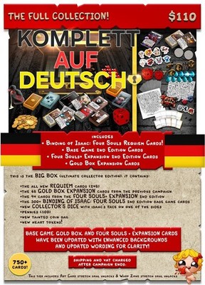 The Binding of Isaac: Four Souls - Requiem Full Collection KS DEUTSCH, NEU, OVP