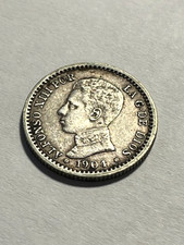 1904 PC Spain Silver 50 Centimos/Silver/VF++ #16810-2