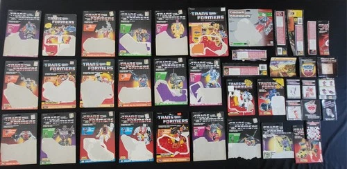 Vintage Transformers 1986 Original G1 Cardback Combiners HUGE COLLECTION