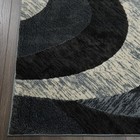 Modern Abstract Gray 6x8 Area Rug Contemporary Swirl Carpet - Actual 5'3"x7'2" — photo 3
