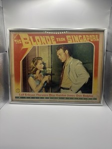 Original “The Blonde From Singapore” 1941 Columbia Picture Movie Advertisement