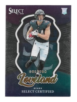 2025 Panini Select - Select Certified Colston Loveland #6 RC BEARS