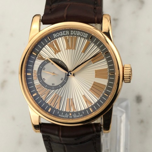 2015 Roger Dubuis Hommage Rose Gold Men's Watch RDDBHO0565 Ful...