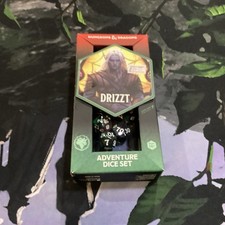 Drizzt Ranger Class Dice - Set of 7 Green - Sirius Dice D D RPG