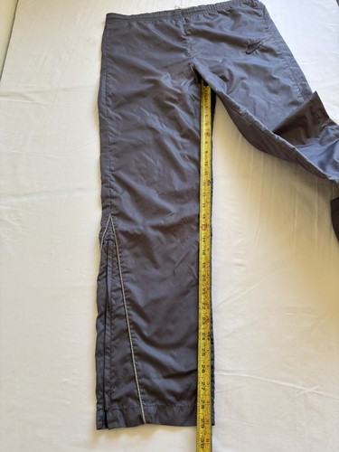 Vintage 90’s Nike Track Pants Size Small Ankle Zip Gray Baggy Swoosh Y2K 80s Y2K - Picture 11 of 11