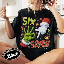 Funny Six Seven Christmas Shirt, Mean Guy 6 7 Christmas Viral 6 7 Meme