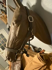 Full size / Oversize Leather Track Halter  used FREE SHIPPING