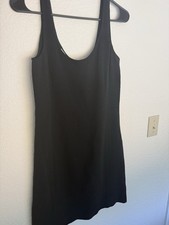Calvin Klein 100% Wool Little Black Dress Women's