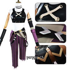 League Of Legends Arcane Jinx Cosplay Costume Suit Full Set Accessory Xmas Gifts