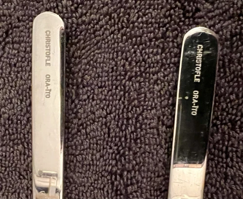 Christofle Recto Verso ステンレススチール 5 PC。 4 Plusエクストラ2のサービス - 画像5/21