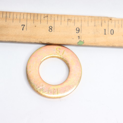 #ad Earnest Flat Washer Thru Hardened Yellow Zinc SAE Grade 8 1quot; 528119 $1.19