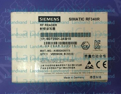 New In Box Siemens RF Reader 6GT2801-2AB10 One year warranty