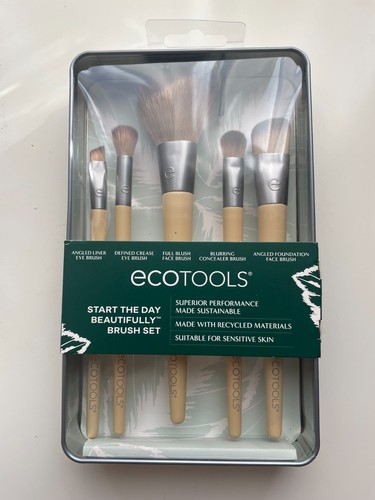 * BRAND NEW* EcoTools Makeup Brush Set 5pc with case (Vegan)