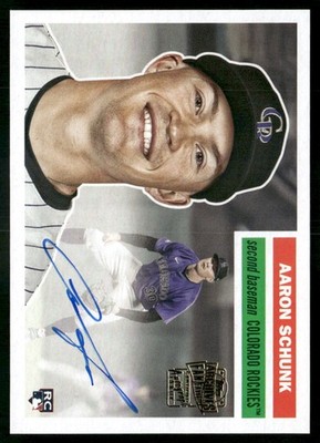 2025 Topps Archives #56FFA-ASC Aaron Schunk 1956 Topps Fan Favorites Autographs