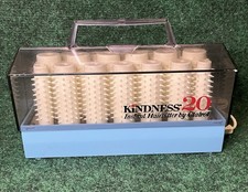 Vtg 1968 Clairol Kindness 20 Instant Hairsetter Hot Rollers Curler Set K-20 Work