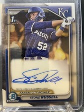 2024 Bowman Chrome - Prospect Autographs Stone Russell #CPA-SR (AU, RC)