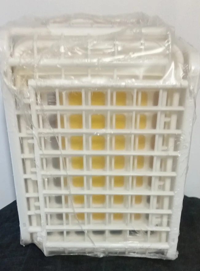 Vintage Lil Yaffa  Plastic Storage Organizer #806 White - 13.5" x 15.5" x 12" - Image 2 of 4