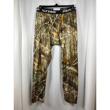 Realtree Mens Camo Hunting Base Layer Thermal Pants L G 36 38 Realtree Xtra