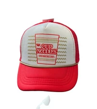 Cup of Noodles Nissin Retro Foam Trucker Hat SnapBack OSFA Official Licensed NEW